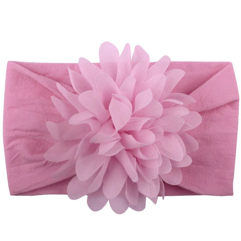 Baby Flower Headband for Girls | Soft Chiffon Princess Hair Accessory