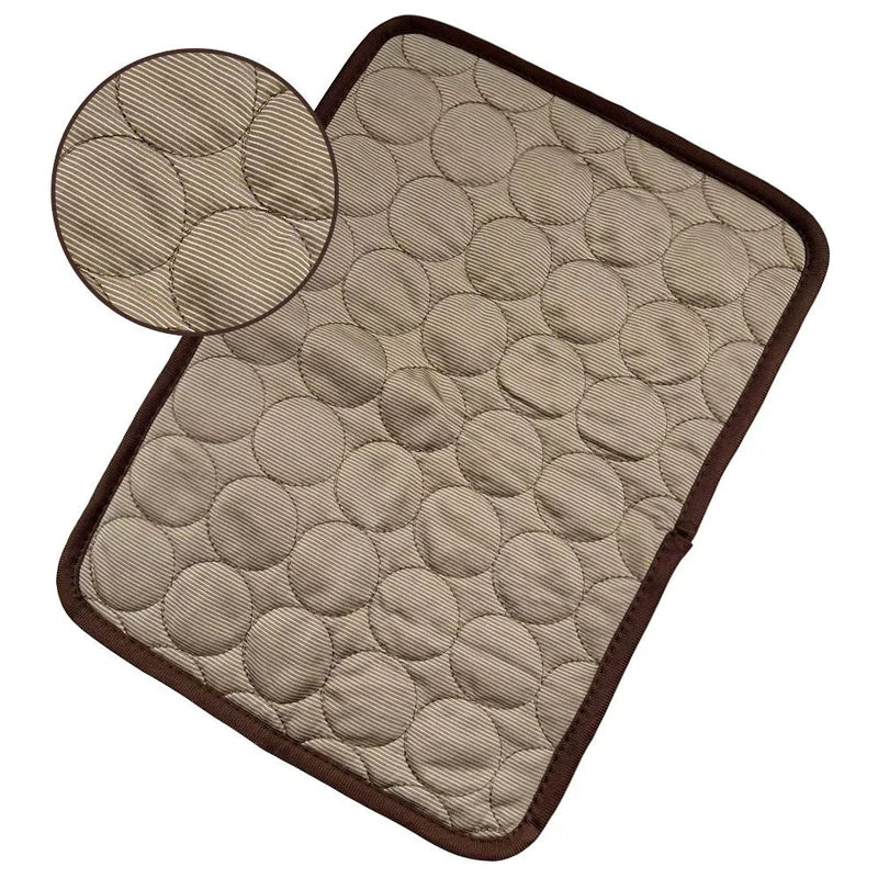 Pet Cooling Mat for Dogs & Cats – Ice Silk Cooling Pad, Breathable Summer Pet Bed for Small, Medium & Large Pets