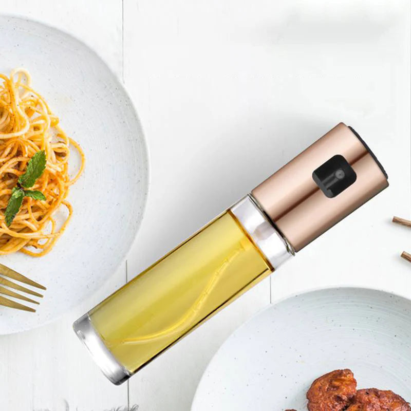 100ml Oil Spray Bottle for Cooking – Refillable Olive Oil & Vinegar Mister