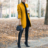 Women's Stand Collar Wool Blend Blazer Coat