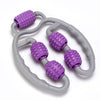U-Shaped 4-Wheel Massage Roller for Neck, Arms & Legs