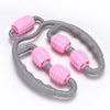 U-Shaped 4-Wheel Massage Roller for Neck, Arms & Legs