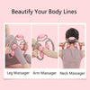 U-Shaped 4-Wheel Massage Roller for Neck, Arms & Legs