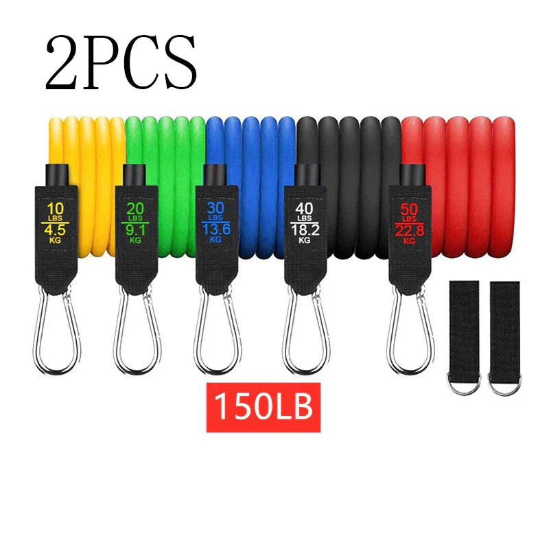 Resistance Bands Set with Handles – Home Gym Workout Equipment