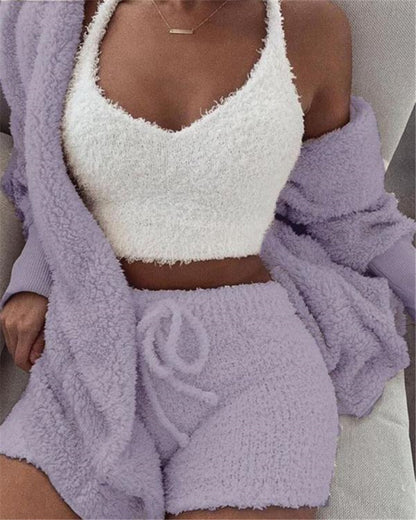 Women's 3-Piece Pajama Lounge Set