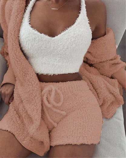 Women's 3-Piece Pajama Lounge Set