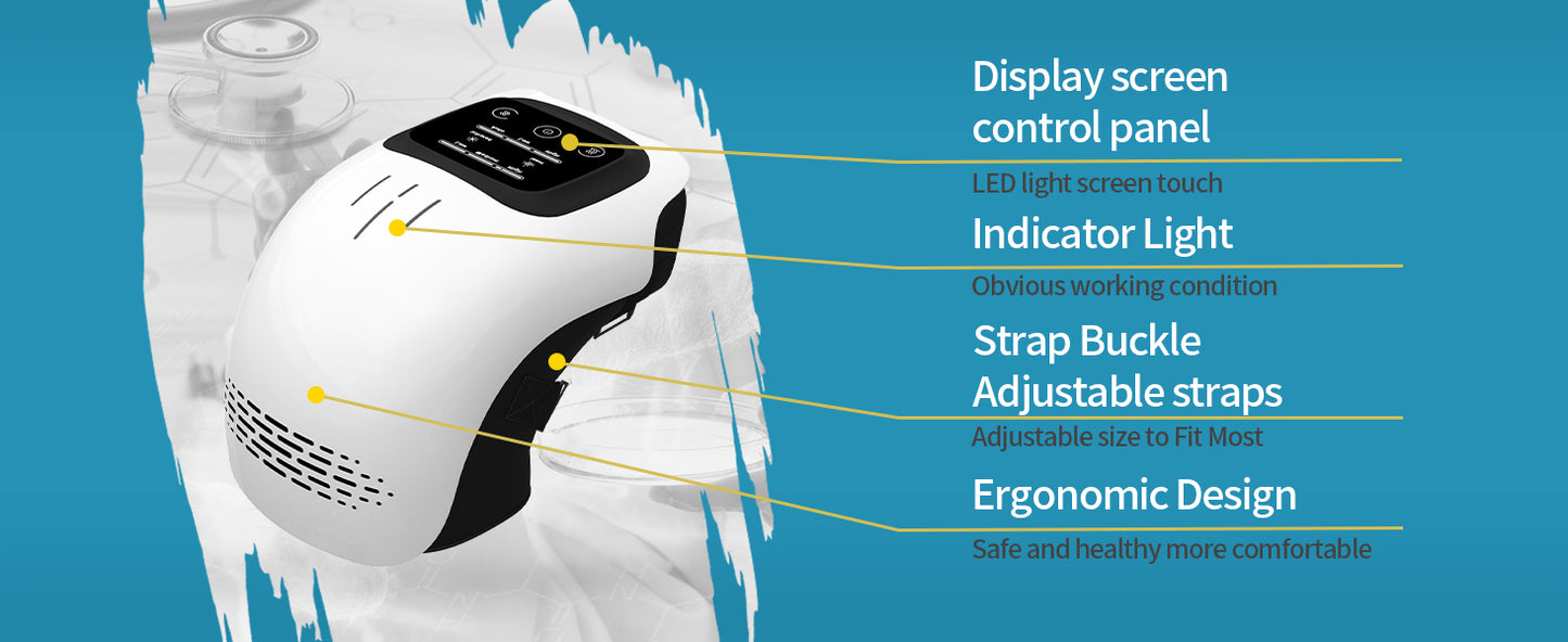 Smart Heated Knee Massager with Vibration & Rechargeable Design