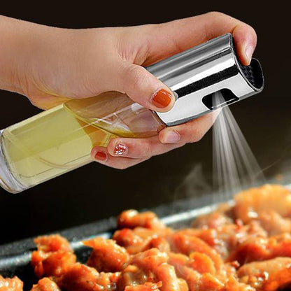 100ml Oil Spray Bottle for Cooking – Refillable Olive Oil & Vinegar Mister