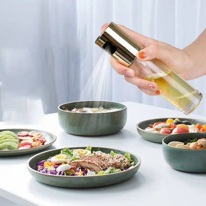 100ml Oil Spray Bottle for Cooking – Refillable Olive Oil & Vinegar Mister