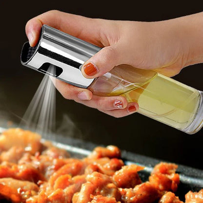 100ml Oil Spray Bottle for Cooking – Refillable Olive Oil & Vinegar Mister