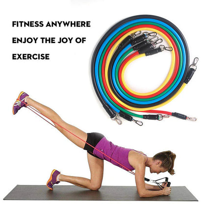 Resistance Bands Set with Handles – Home Gym Workout Equipment