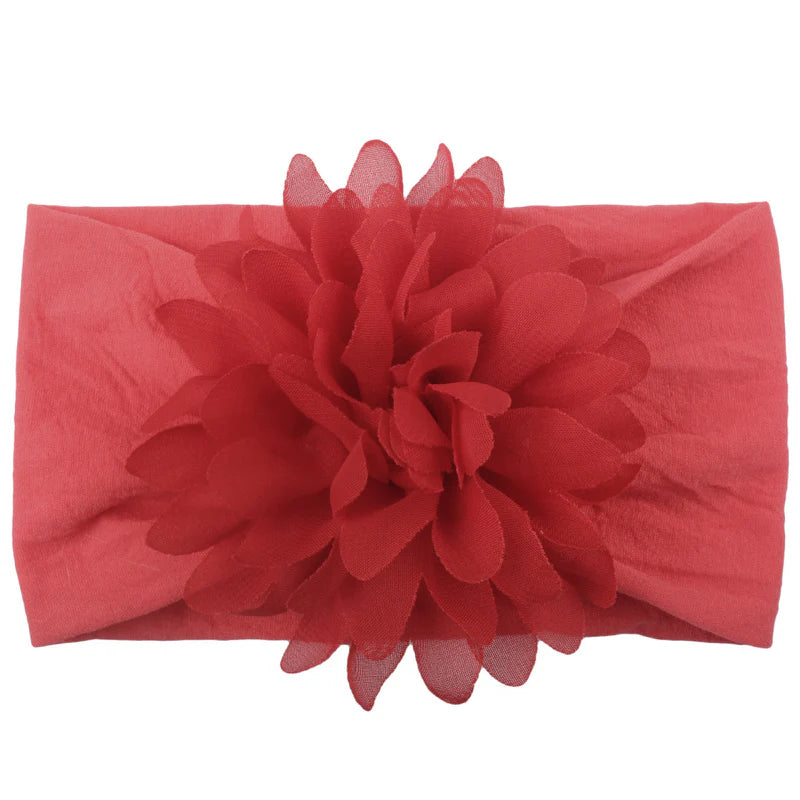 Baby Flower Headband for Girls | Soft Chiffon Princess Hair Accessory