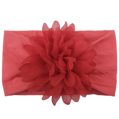 Baby Flower Headband for Girls | Soft Chiffon Princess Hair Accessory