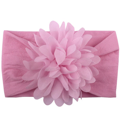 Baby Flower Headband for Girls | Soft Chiffon Princess Hair Accessory
